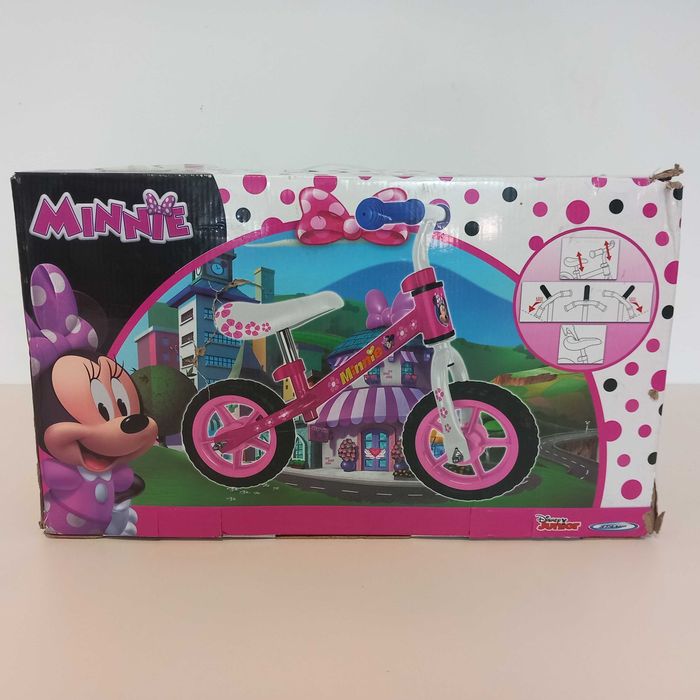 Stamp Rower rowerek biegowy 10" różowy Myszka Minnie A