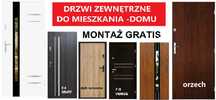 Drzwi wejściowe z MONTAŻEM zewnętrzne do mieszkania--WEWNĄTRZKLATKOWE