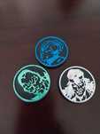 Master Cap Plastic Slammers, Dunkin, Lote 3