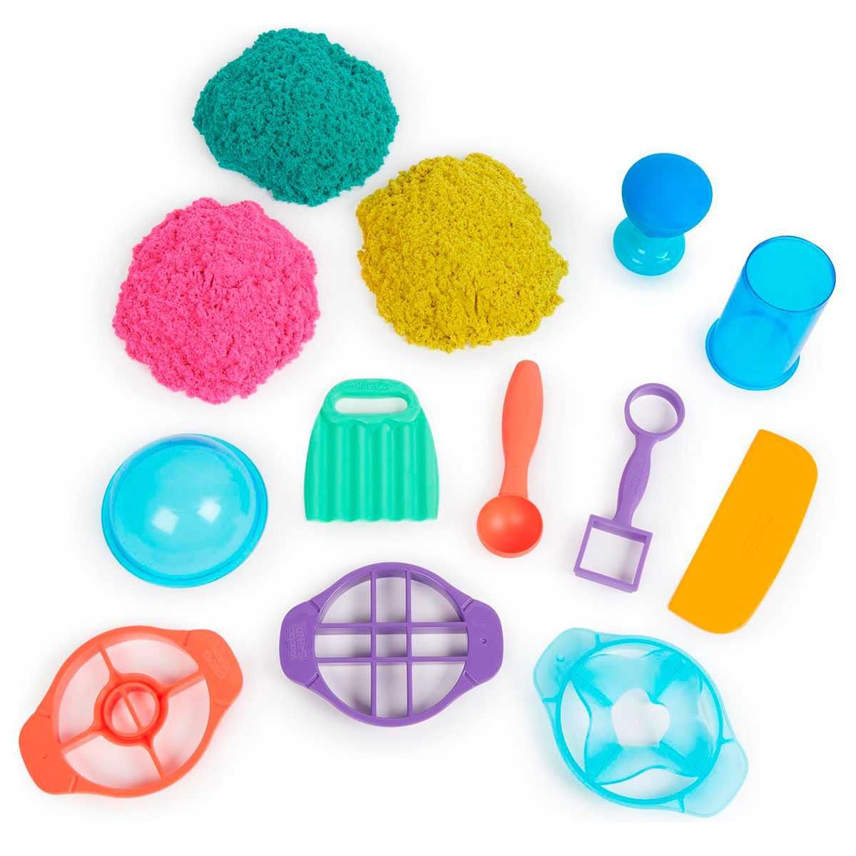 Набір піску Kinetic Sand Кольорові пригоди 71647, акція