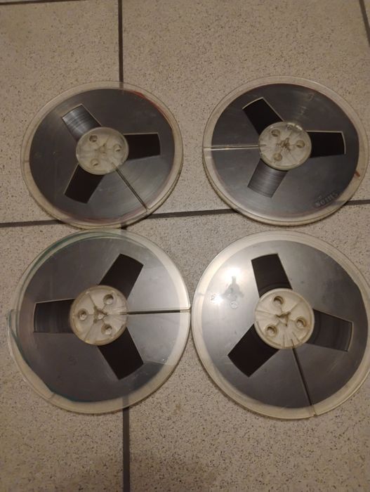 Taśmy , szpule magnetofon 18cm.