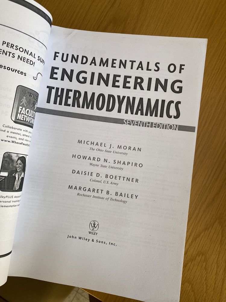 Livro Fundamentals of Engineering Thermodynamics