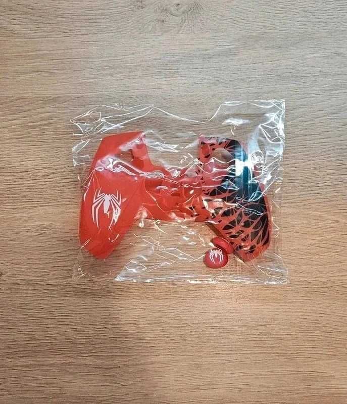 Silikonowy etui antypoślizgowe kontroler pad Playstation Spiderman Red