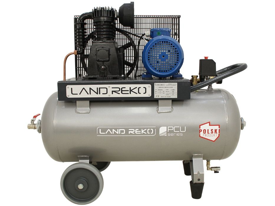 Kompresor powietrza 100l 400V Land Reko 620l/min Sprężarka tłokowa