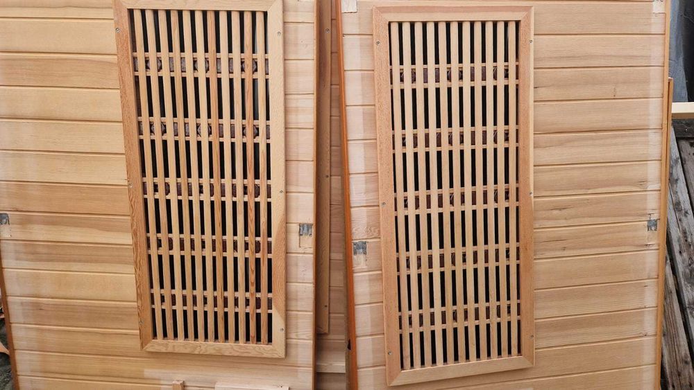 Sauna infrared infrarot na podczerwień 2os radio LED głośniki światło