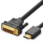 Kabel Ugreen HD106 DVI 24+1 pin/HDMI FHD 60Hz 1.5m czarny 11150