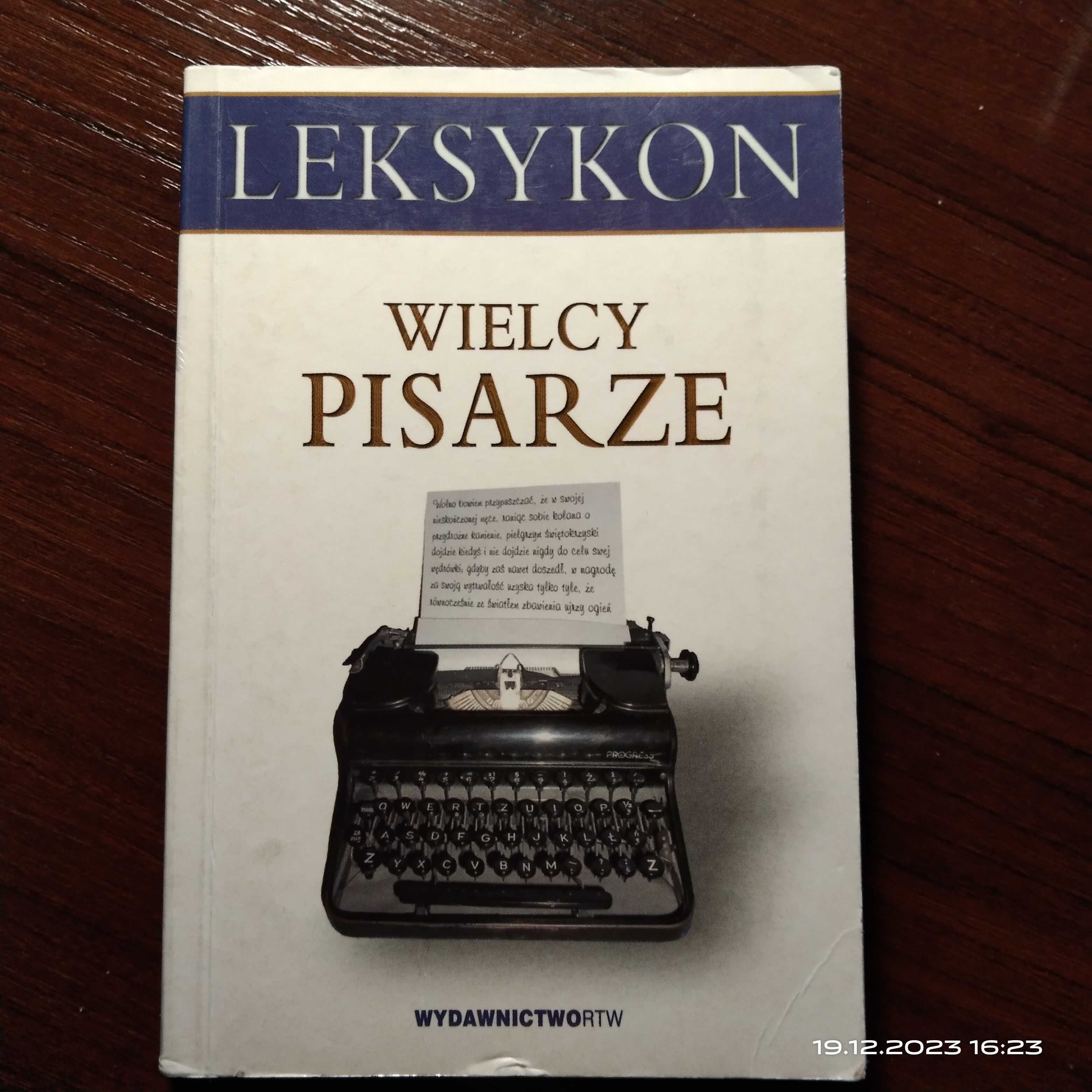 Leksykon "Wielcy Pisarze"