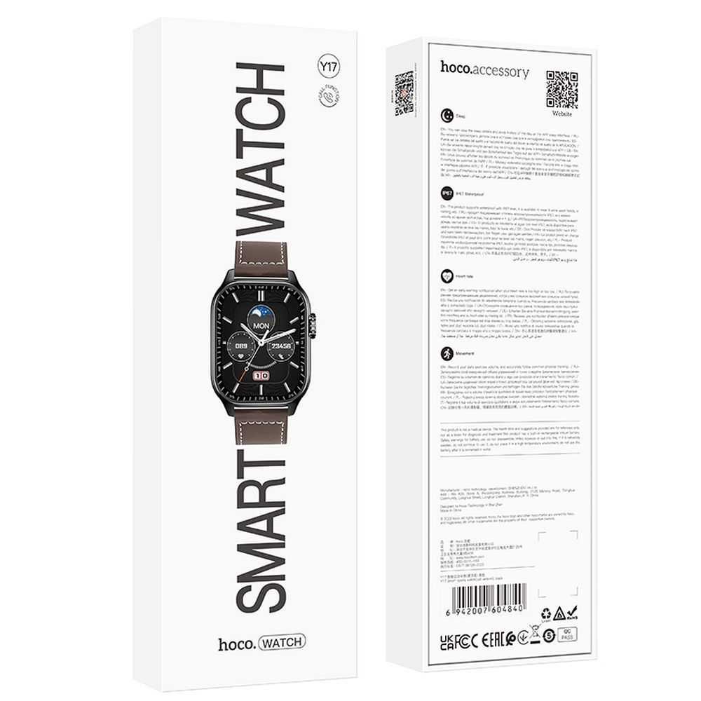 Smartwatch HOCO Y17 Tętno Sport Rozmowy język PL KRAKÓW Gwarancja 24m