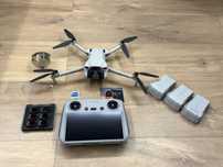 Dron Dji Mini 3+ Dji Rc+ Filtry Freweel NdPl+2 Baterie plus