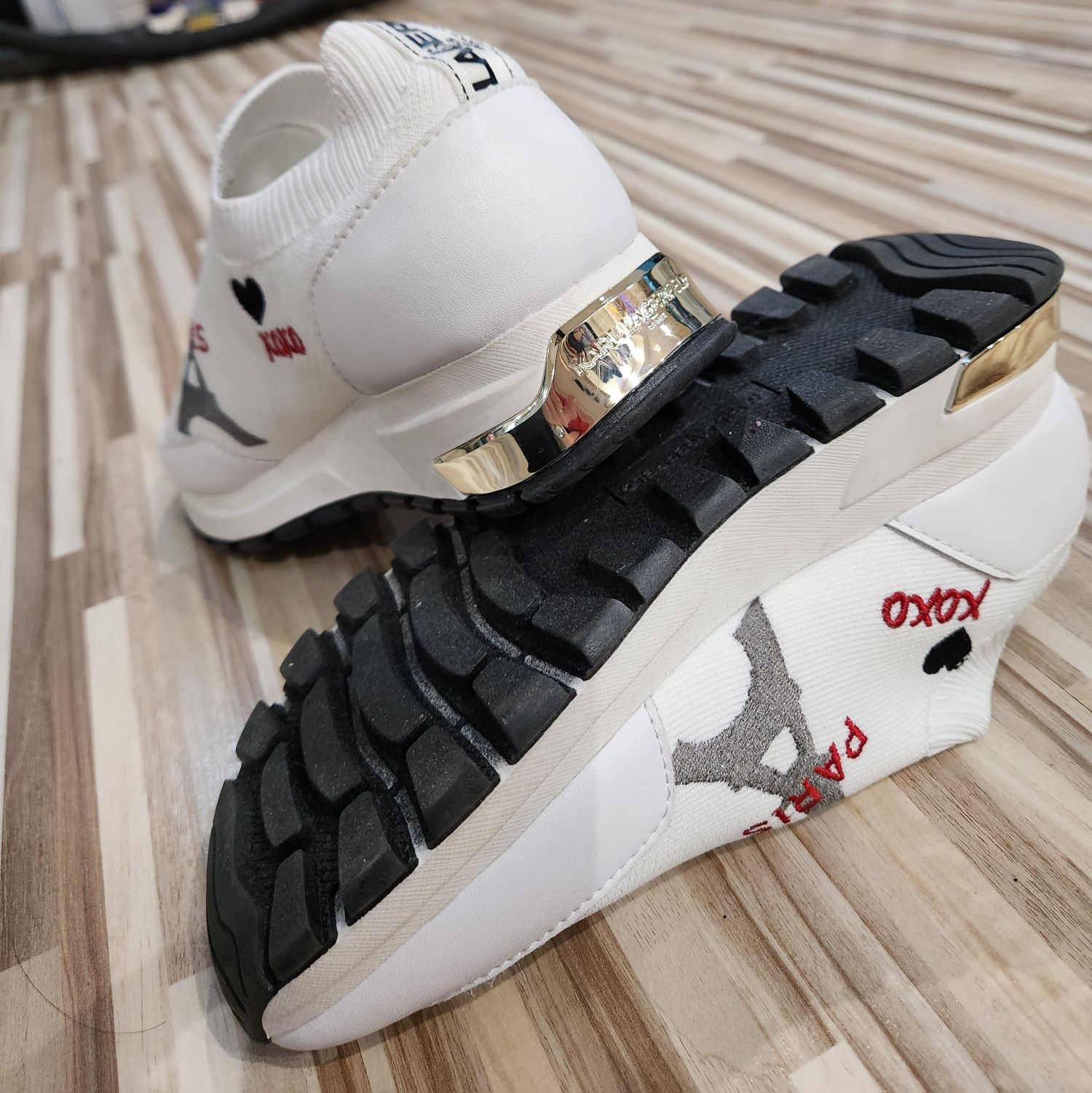 Nowe białe damskie tenisówki sneakersy Karl Lagerfeld rozmiar 38.5