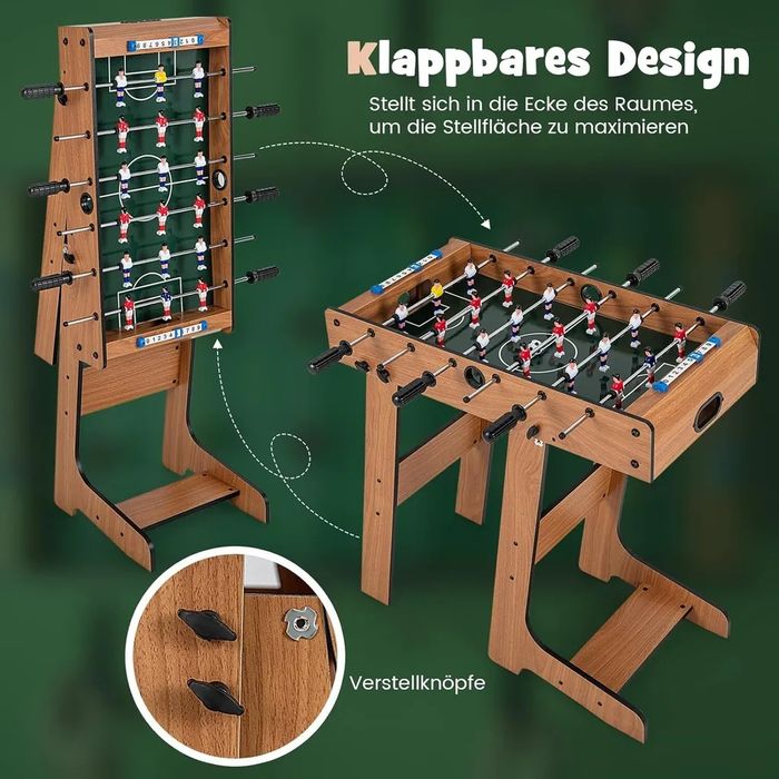 Składany stół do piłkarzyków dla dzieci