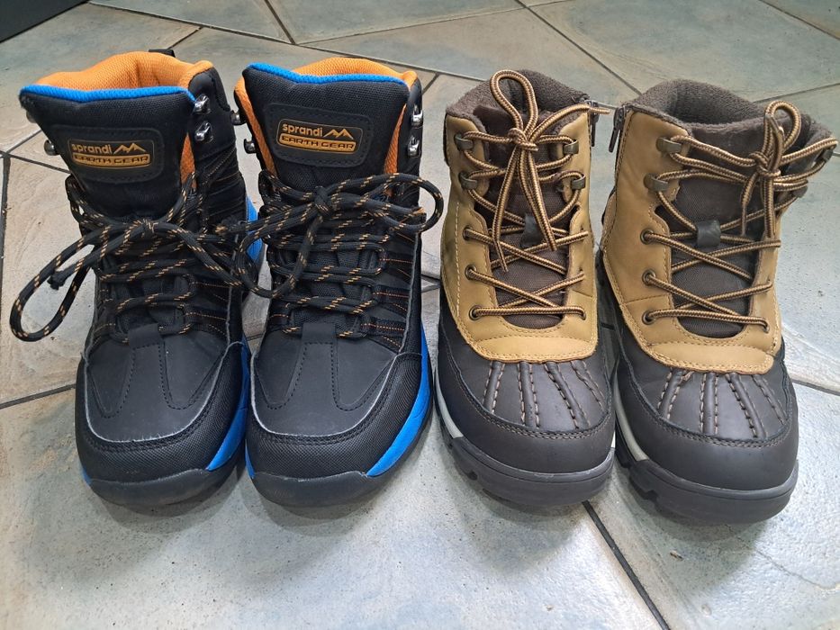 Kozaki 2 pary śniegowce zimowe r.38