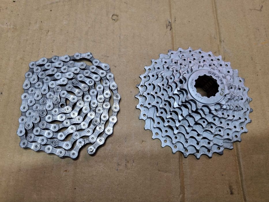 Kaseta Sram 9s plus łańcuch