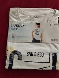 T-shirt męski LIVERGY L