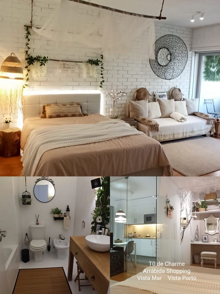 Apartamento T0-Alugar praias Gaia / rioDouro junto Arrábida Shopping
