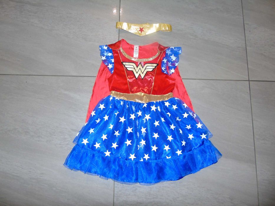 Strój sukienka Wonder Woman 5-6 lat