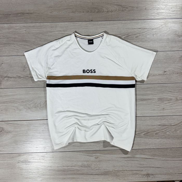 Стильна Елегантна Футболка БОСС BOSS CENTER LOGO, Розмір XL, оригінал