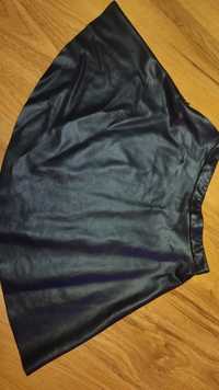 Skórzana spódnica czarna