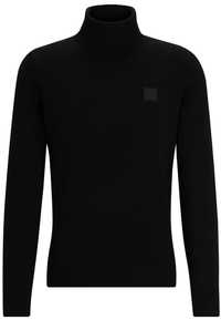 HUGO BOSS męski golf sweter BLACK NOWOŚĆ