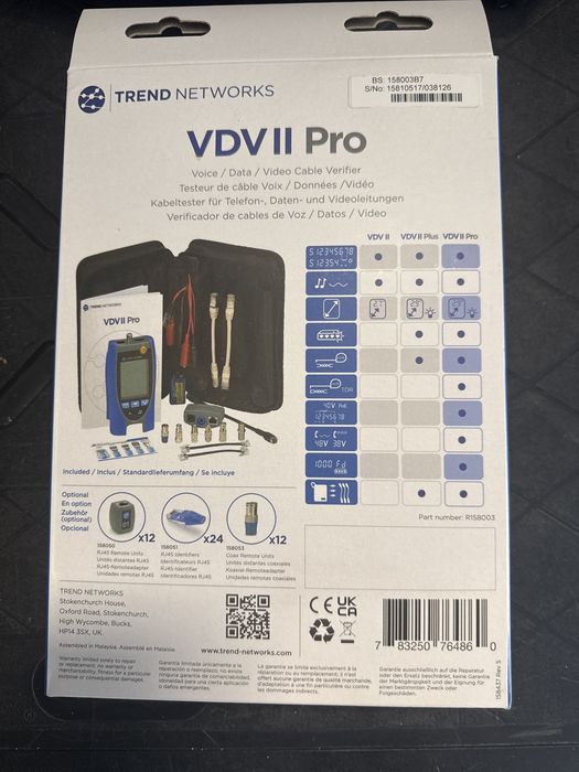 Trend Networks VDV II Pro Tester Miernik Lan