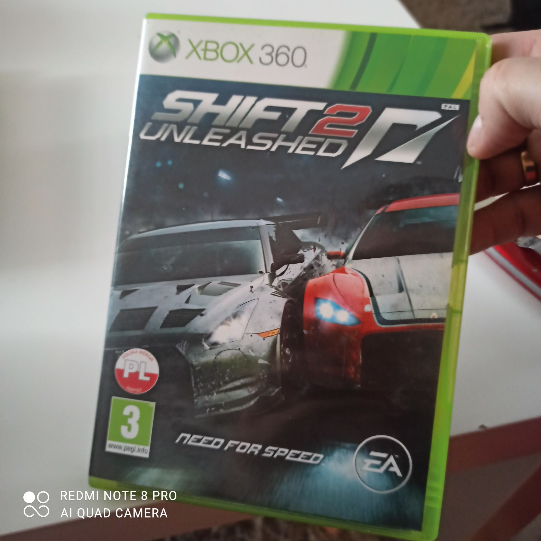 NFS Shift 2 Unleashed xbox 360   Polska wersja xbox360