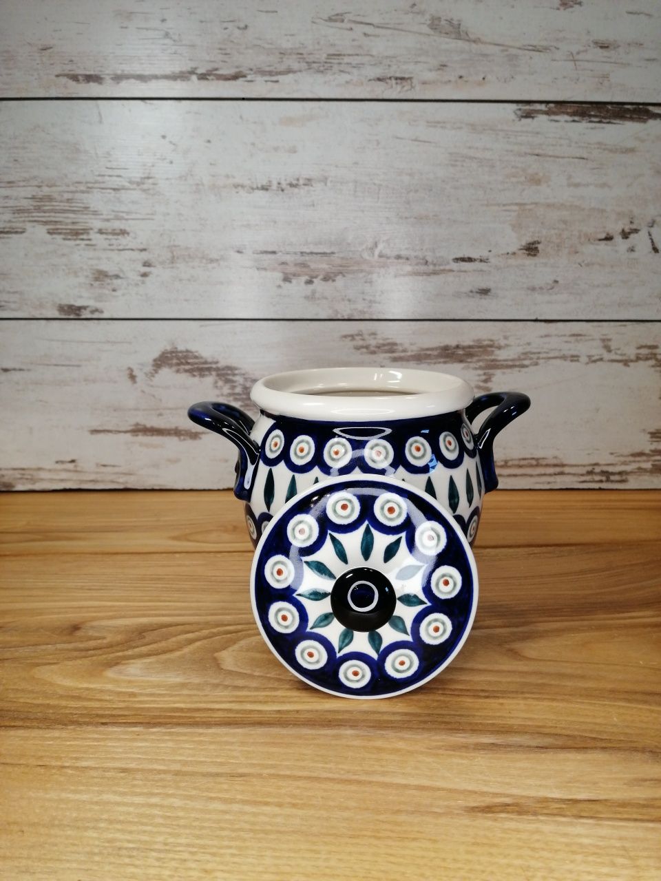 Pojemnik ceramiczny na sypkie 0,8 L Z.C.B ceramika Bolesławiec