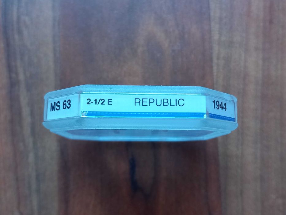 Moeda 2$50 1944, Certificada MS-63 (Soberba)