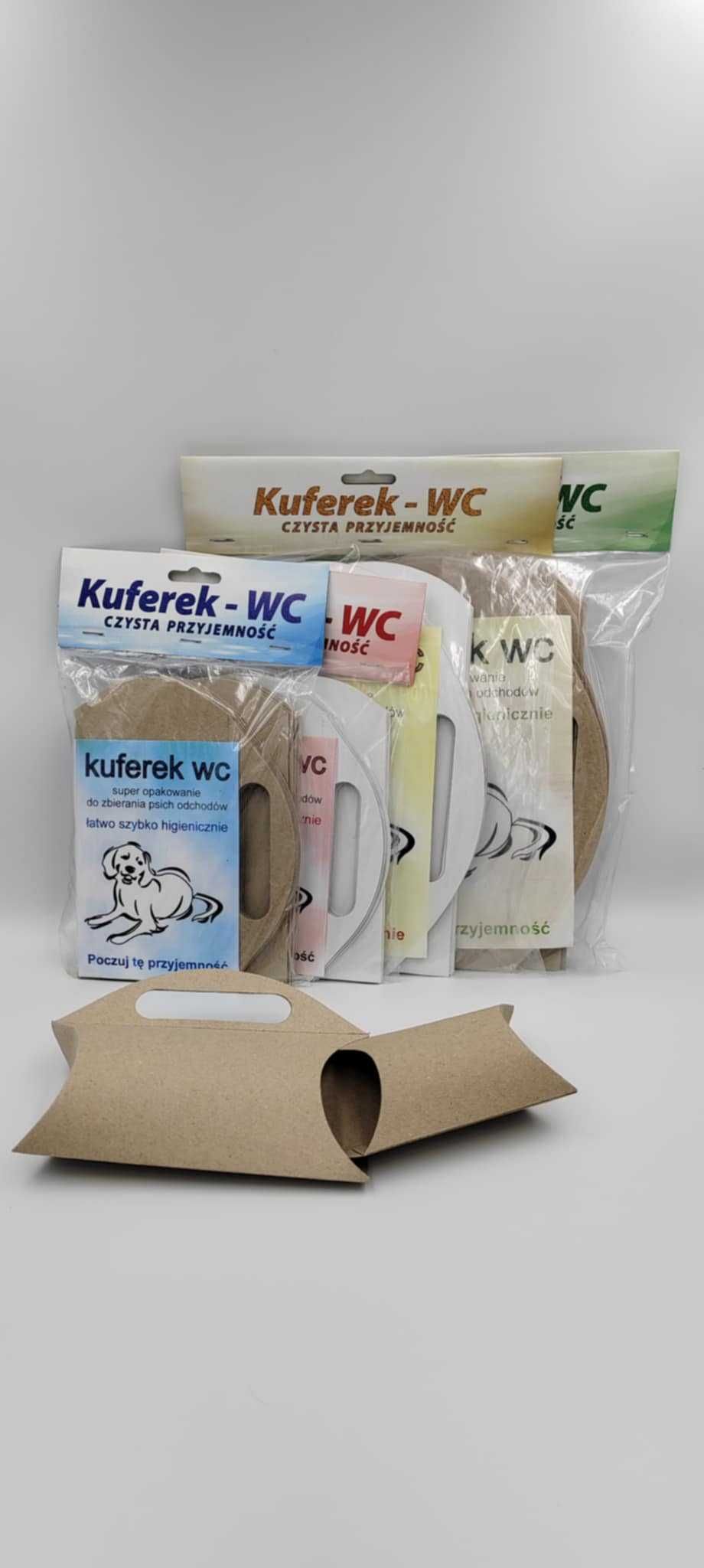 KUFEREK WC woreczek,pudełko,saszetka na psią kupę rozmiar L-lux