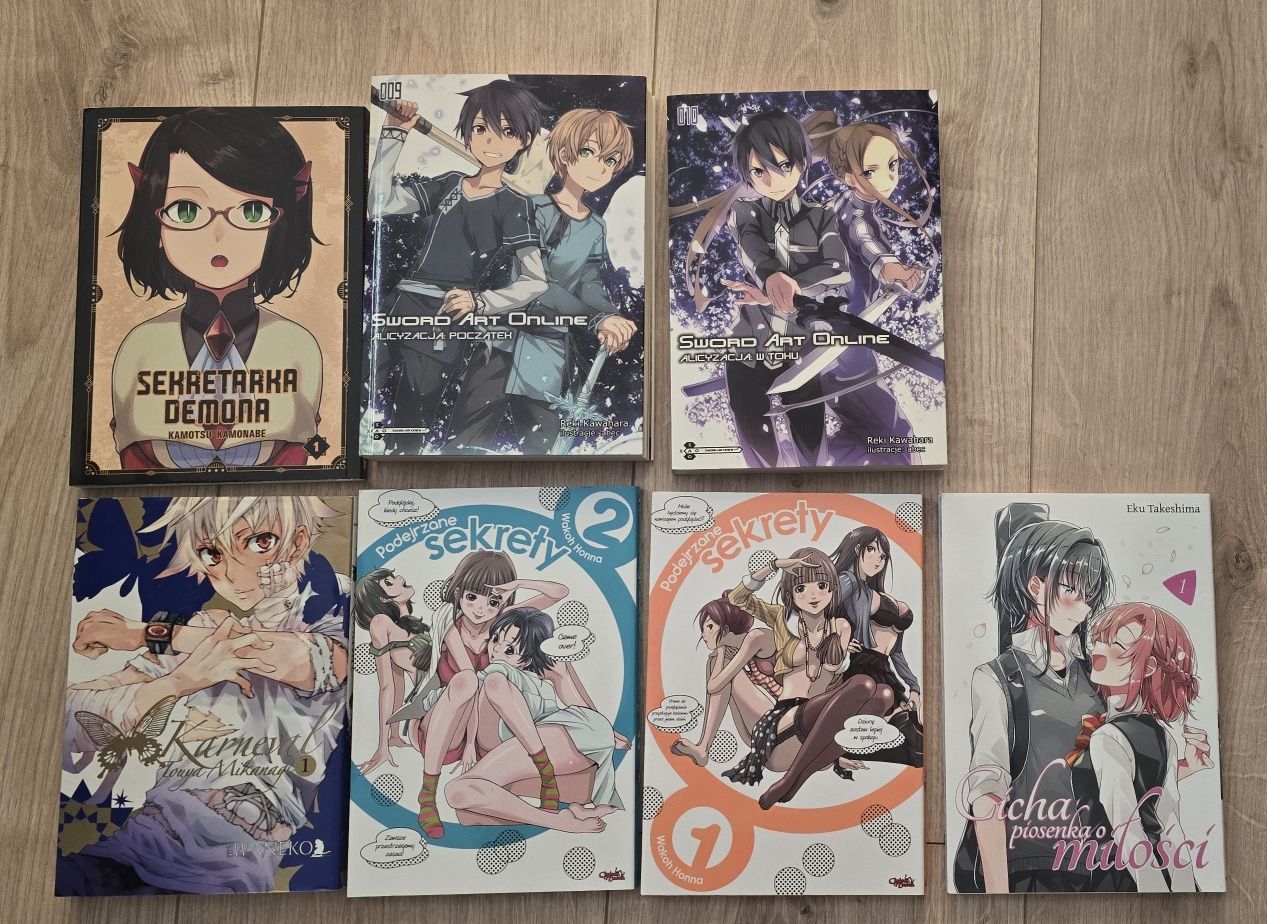 Mangi Sword art online + inne