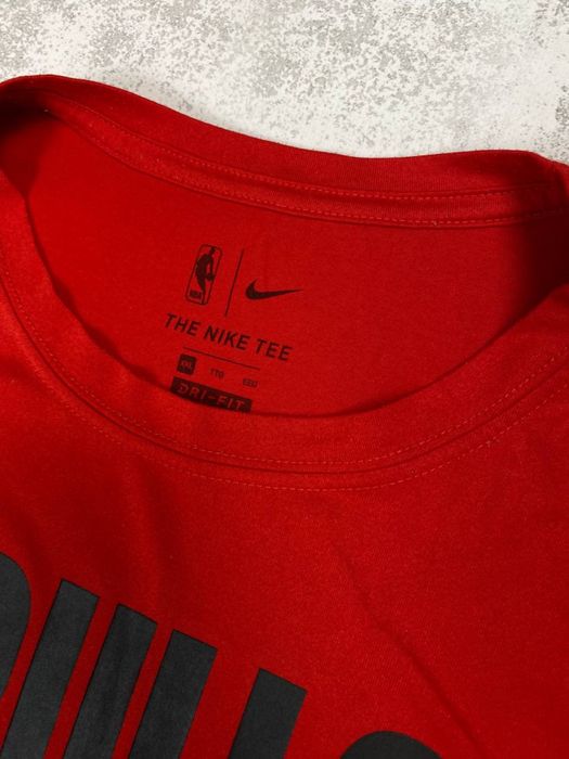 Червона чоловіча футболка Nike NBA Bulls Dri-FIT для баскетболу