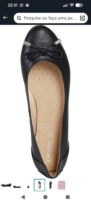 Geox D Charlene, Sapatilhas mulher, Preto