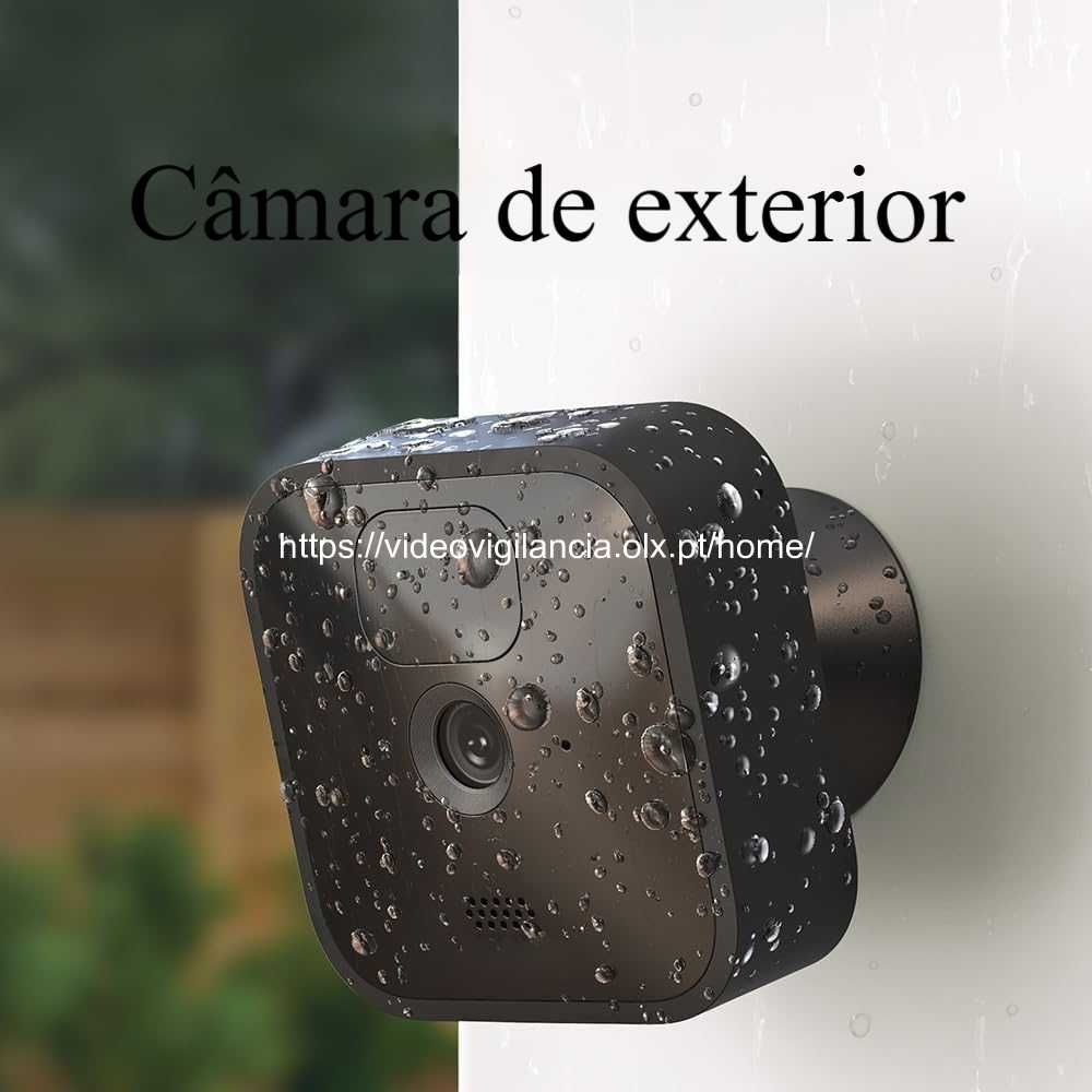 3 Câmaras C/Bateria‼️ S/fios ‼️ À prova de água ‼️ Compatível c/ Alexa