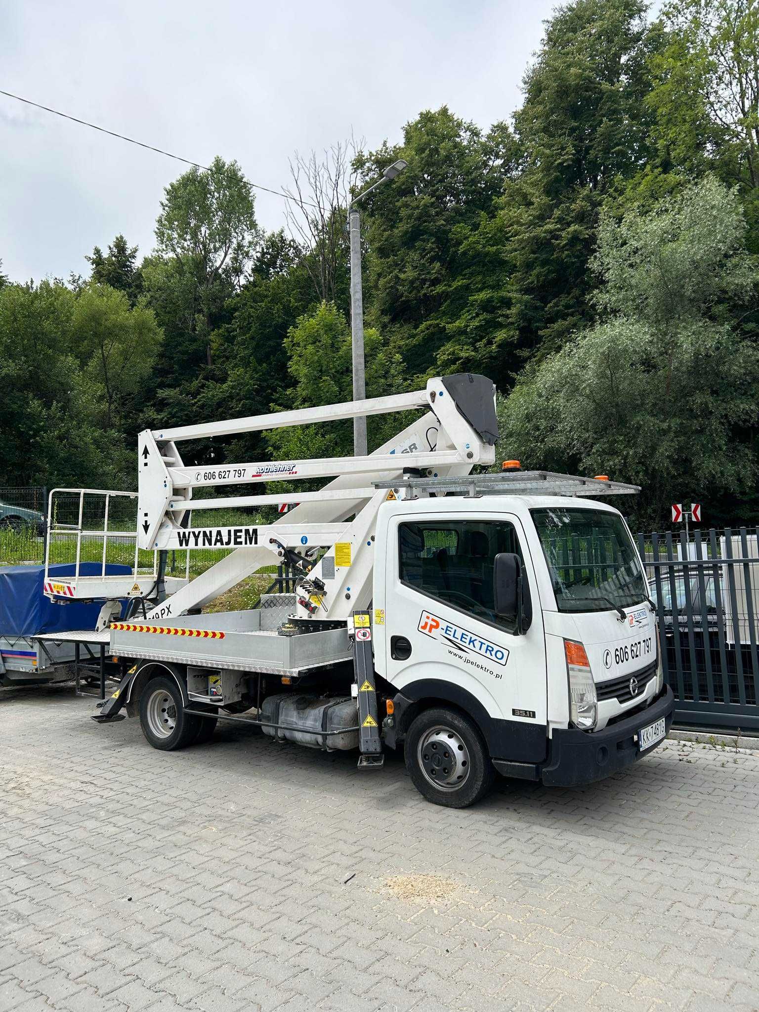 Podnośnik Koszowy / Zwyżka Wynajem z operatorem. Nowy Wiśnicz, Bochnia
