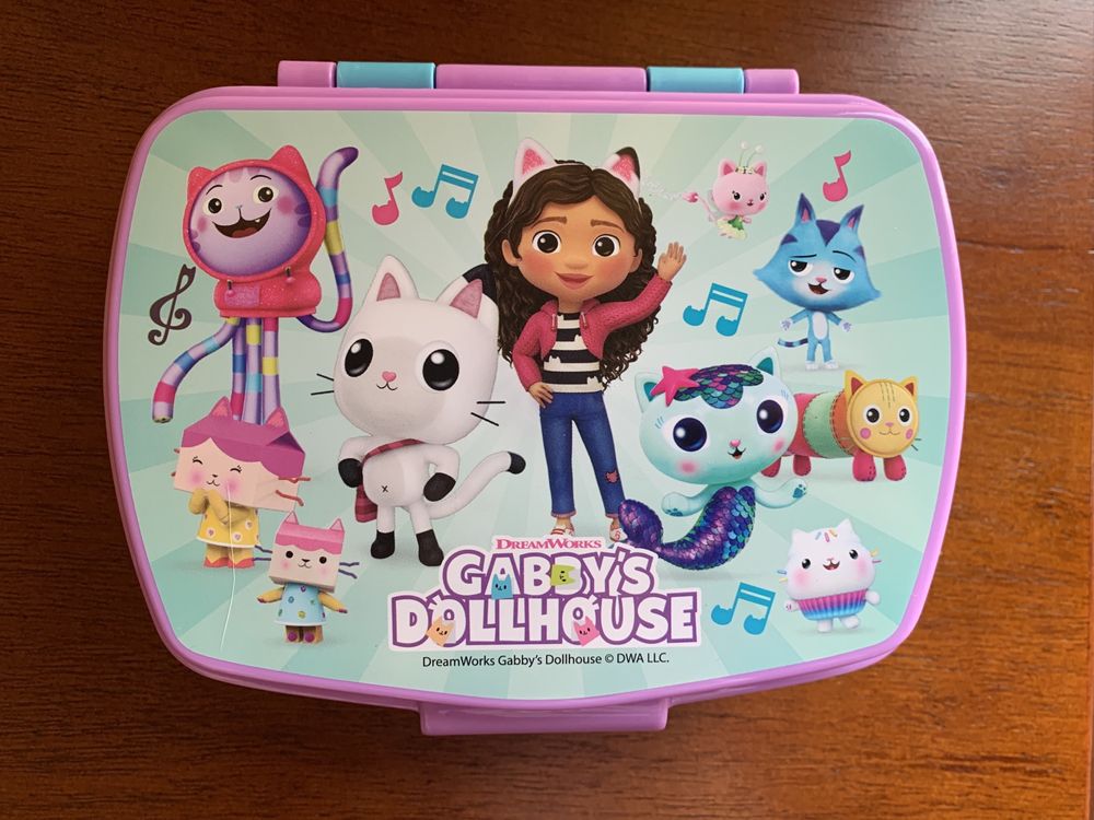 Gabby Dollhouse lancheira, copo, caneca, garrafa