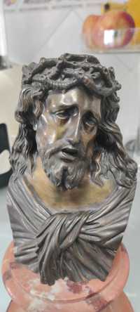 Arte Sacra - Escultura com busto de Jesus Cristo