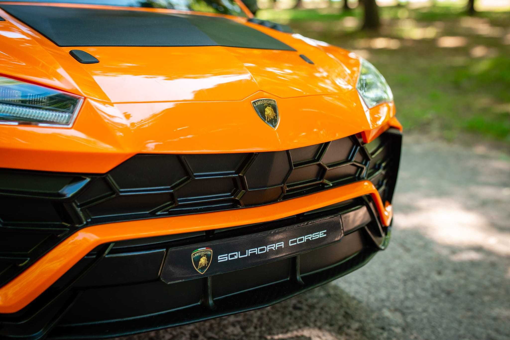 LAMBORGHINI URUS Samochód autko na akumulator 4x4 prawo jazdy+tablice