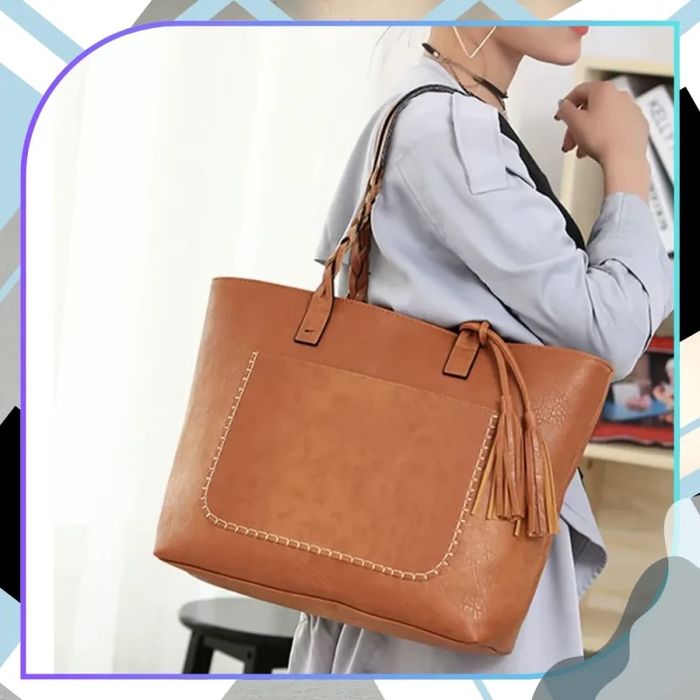 Torebka skórzana duża pojemna damska szoperka shopperka  BAG