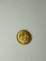 Рідкісний золотий жетон Ватикан Ioannes Paulus II PASTOR BONUS / 0.3г