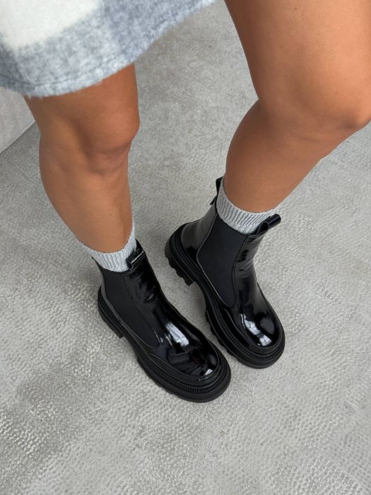 Жіночі черевики челсі зимові, Демі