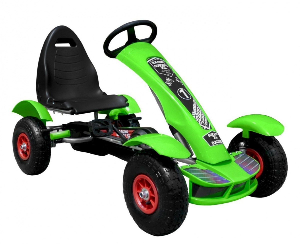 +Popowane koła +Max 50Kg  Quad Gokart na pedały dla dzieci 3-8 lata