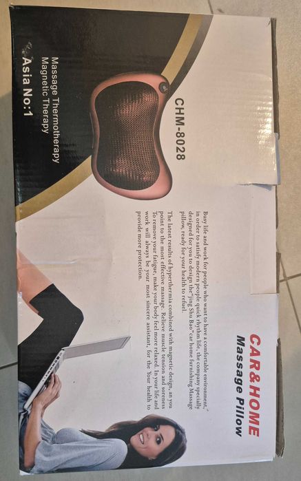 Poduszka masująca, masażer podgrzewany stan bdb