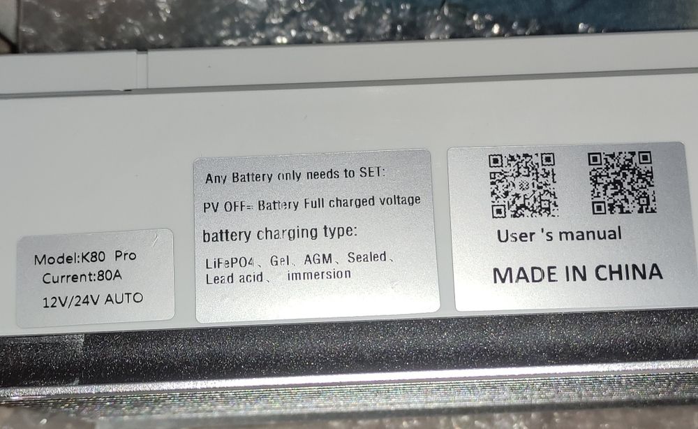 Ooycyoo Mppt solarny regulator ładowania 80 A,