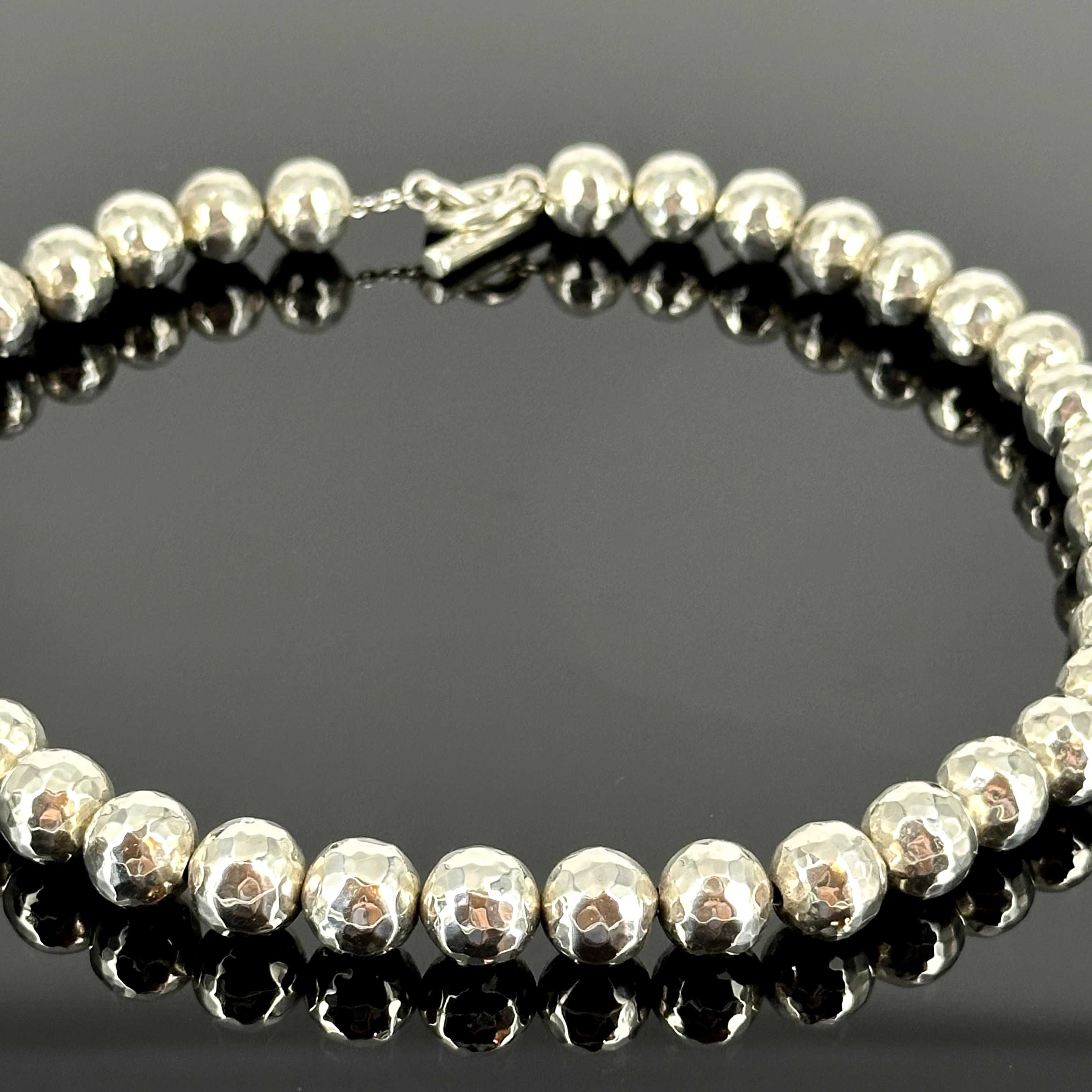 Srebro - Srebrne naszyjnik z korali srebrnych - próba srebra 925