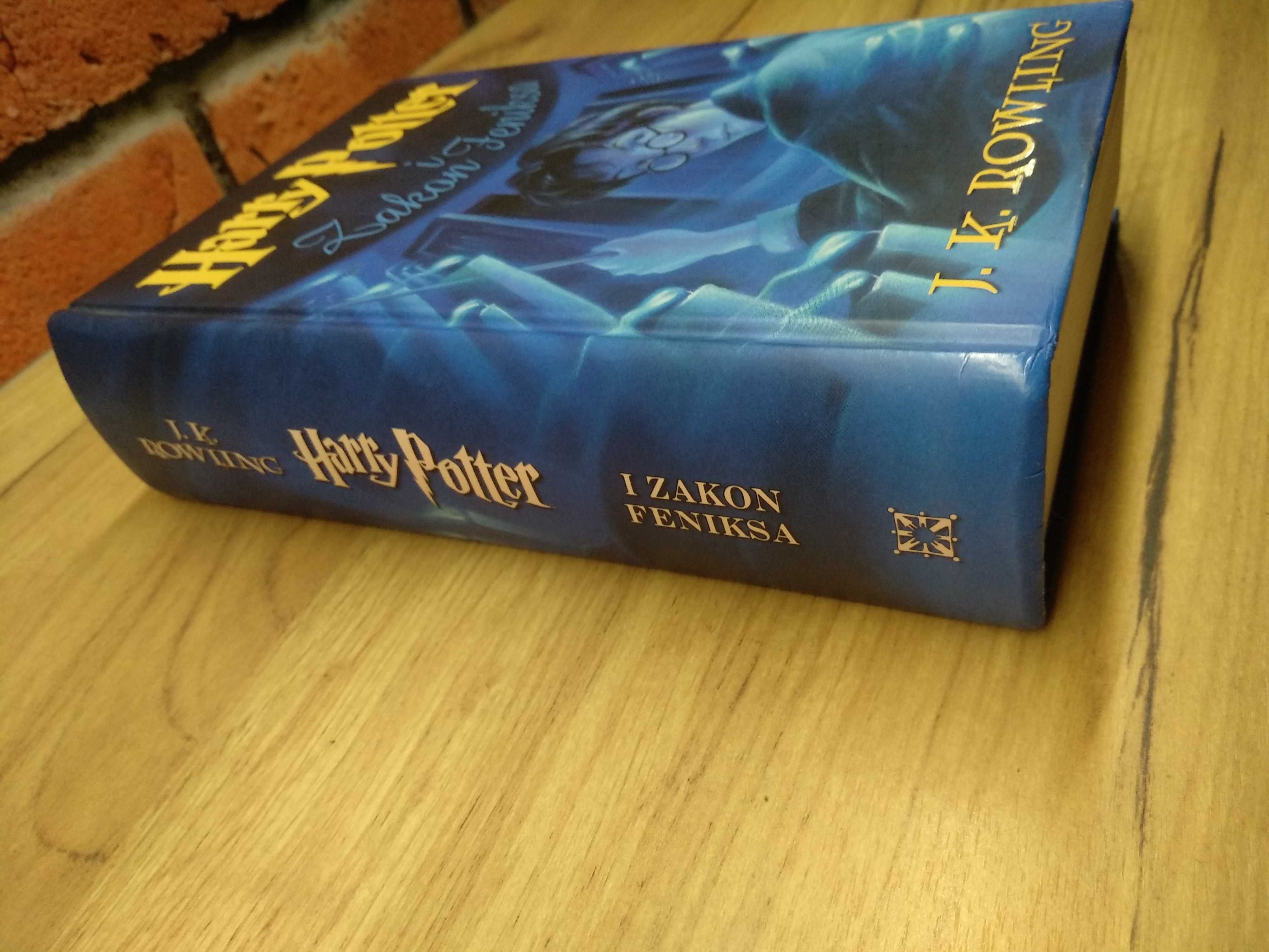 Harry Potter i Zakon Feniksa stare wydanie pierwsza okładka twarda
