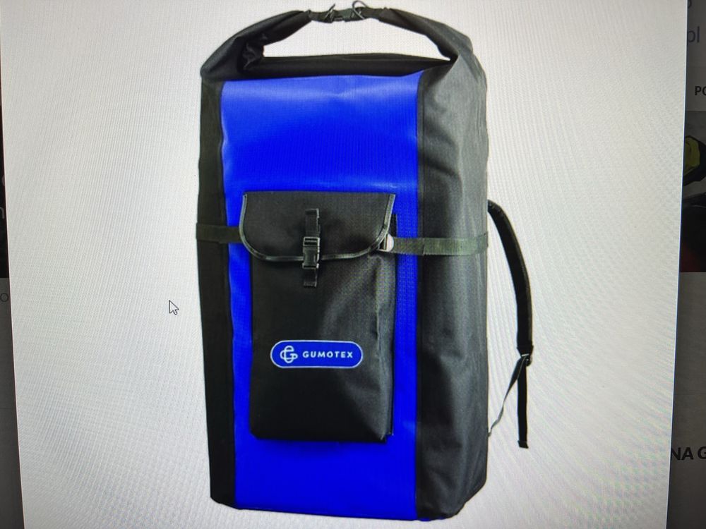 Gumotex plecak torba wodoszczelna 80 L na kajak , deske sup. Nowa