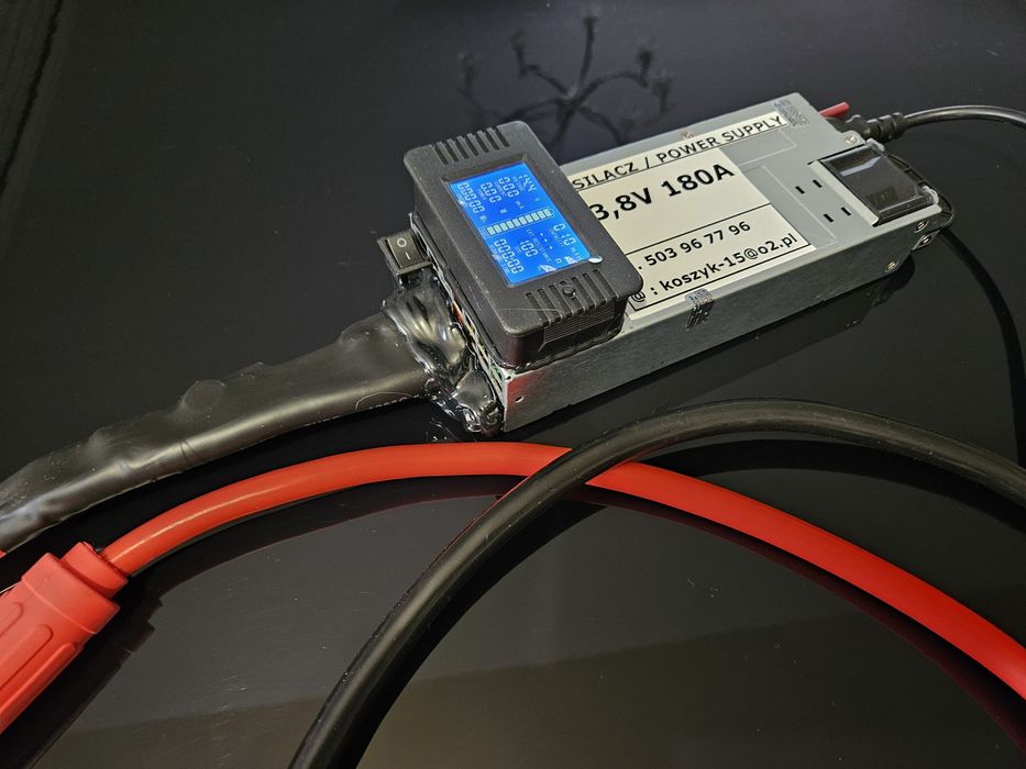 Zasilacz 14,4V 180A amperomierz/woltomierz  - Podtrzymanie Napięcia
