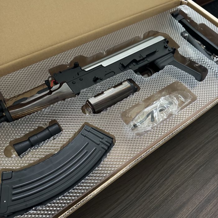 Професійний іграшковий автомат на орбізах АК-74U Орбіган