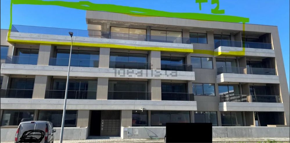Aluguer T2 penthouse com Terraço