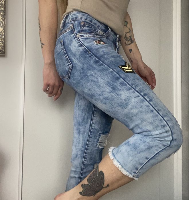 spodnie 3/4 Miss RJ New Fashion Denim roz. XS