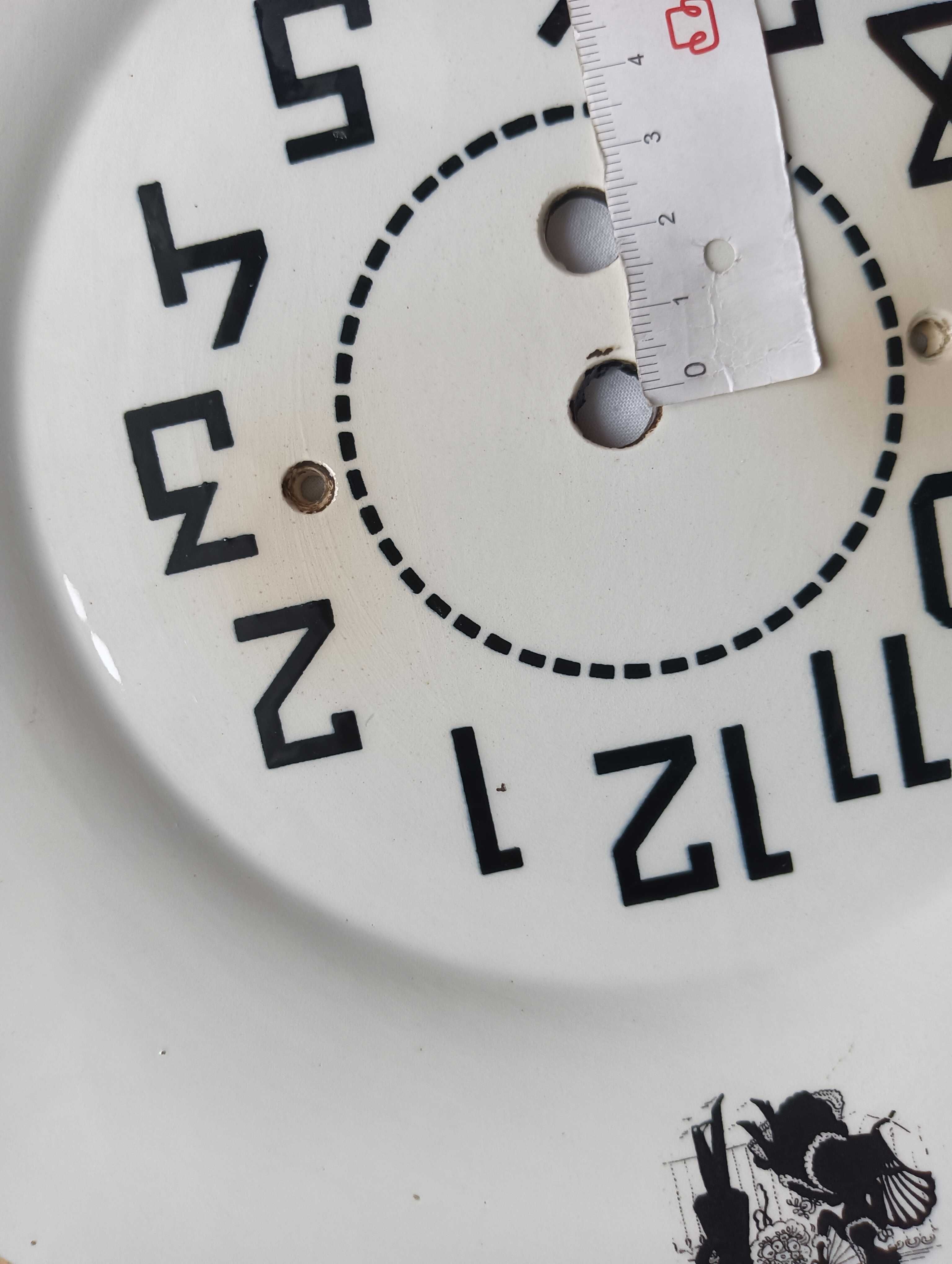 Stara ceramiczna tarcza zegara